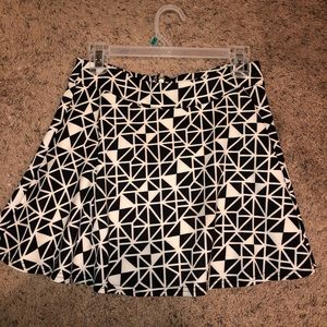 Black and White pattern skirt